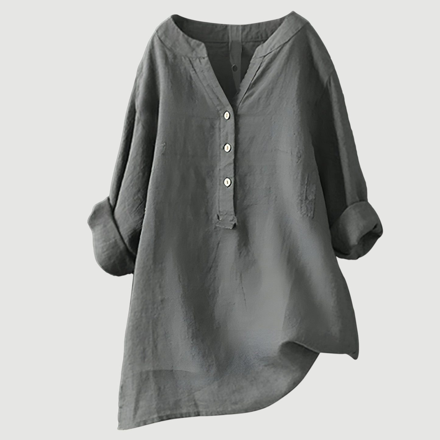 Freja – Chemise en lin légère et confortable avec boutons