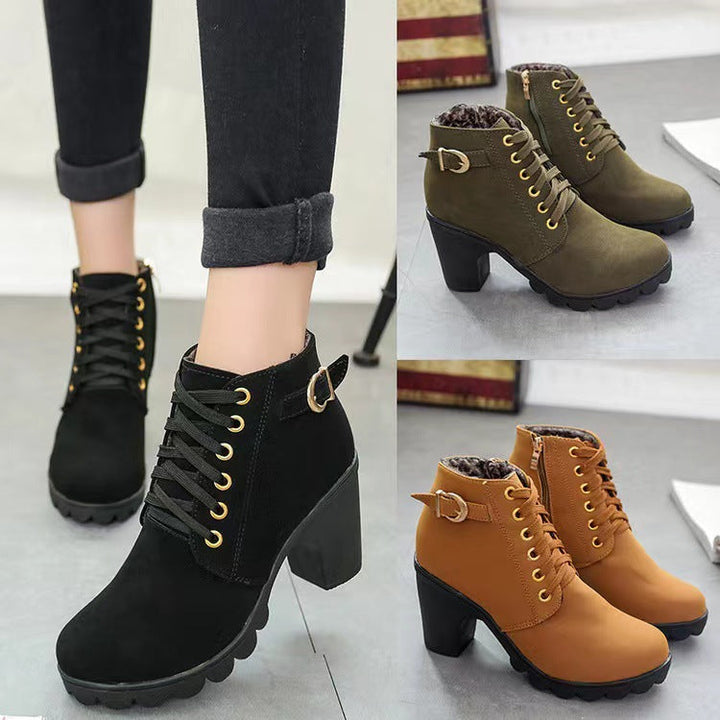 Bottines à Talons Chunky pour Femme