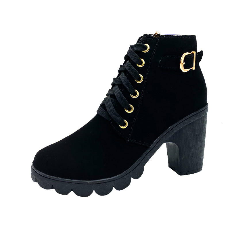 Bottines à Talons Chunky pour Femme