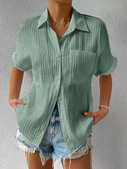BLOUSE CLASSIQUE À COL ZAHINA