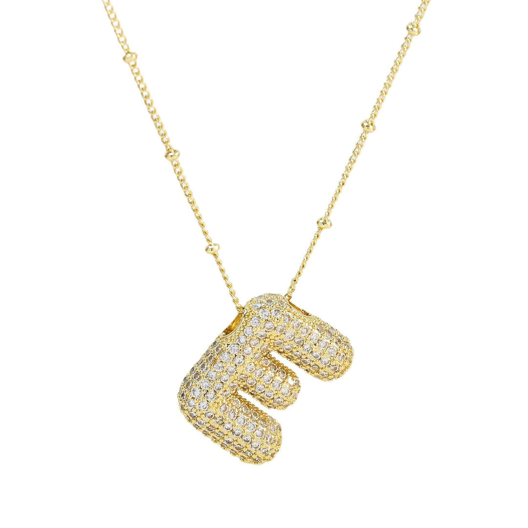 Savannah | Collier avec Lettre à Bulles en Diamant