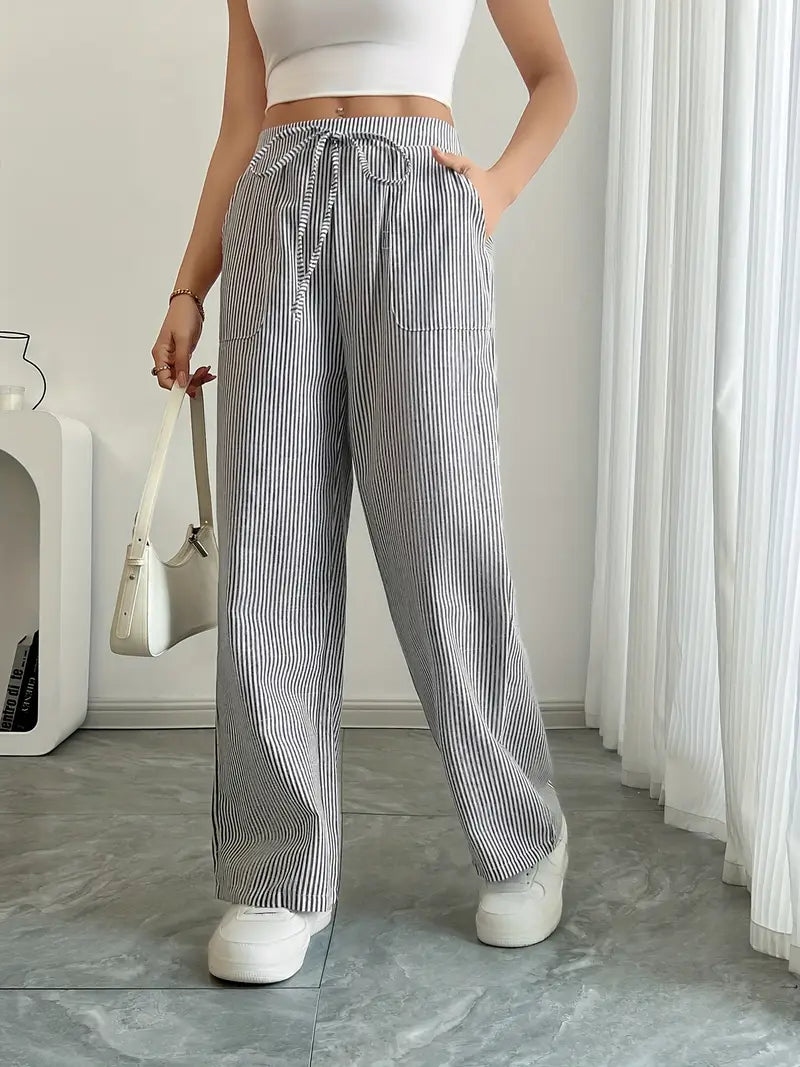 KARINA - PANTALONS RAYÉS ÉLÉGANTS
