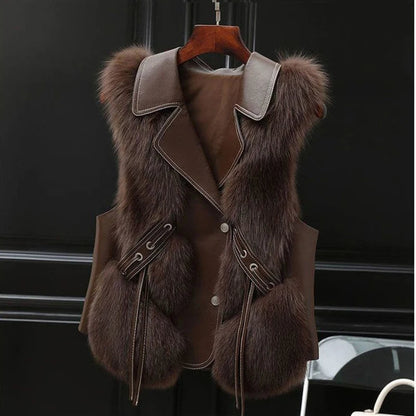 NEREIDA – GILET EN FAUX FUR EMPRESS