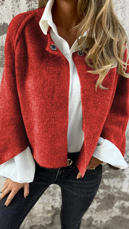 Élin™ | Manteau court à manches évasées