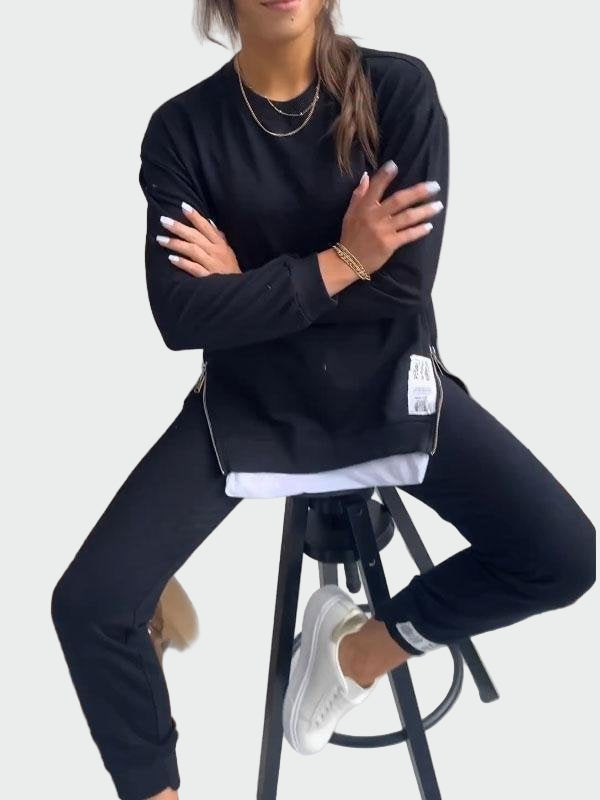 Ensemble Relaxé Bicolore