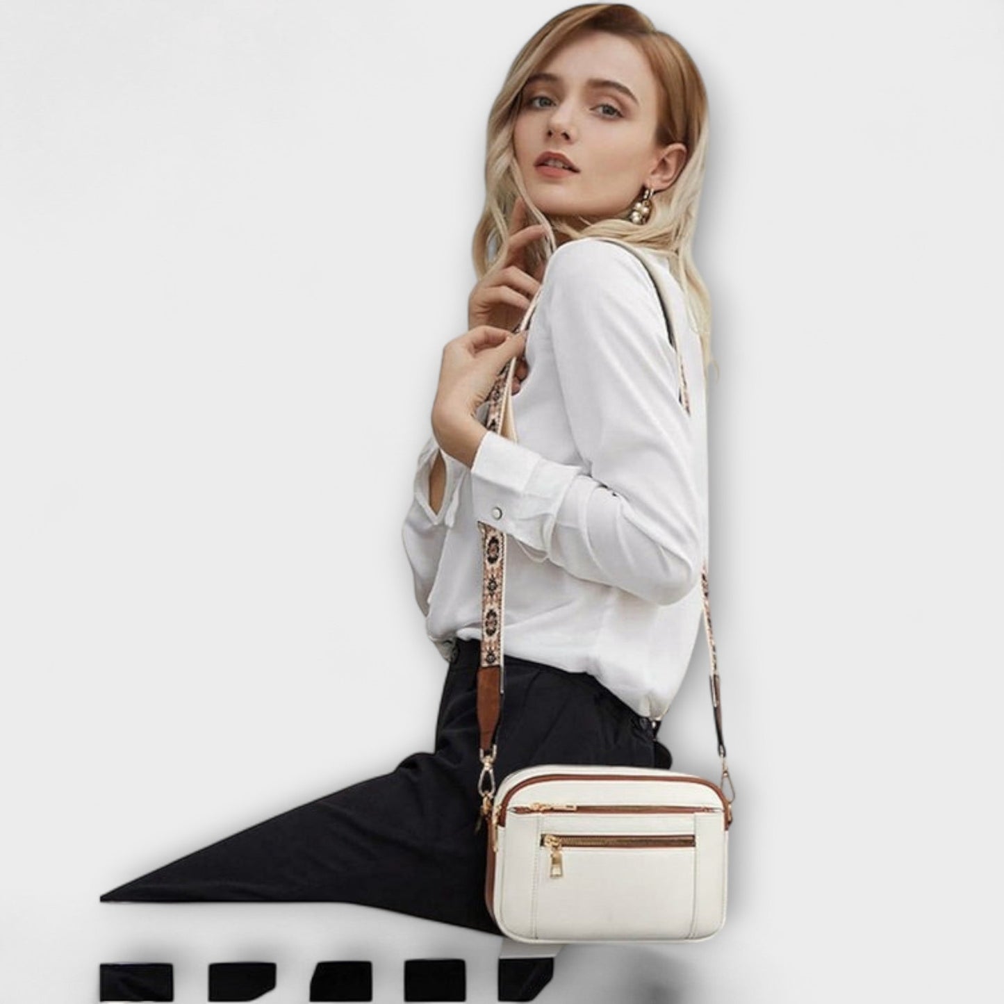 Allure - Sac à bandoulière en cuir élégant