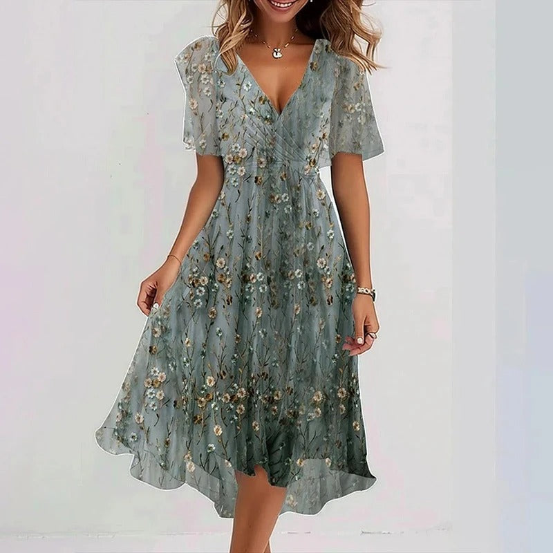 Yara | Robe Élégante aux Couleurs Vibrantes
