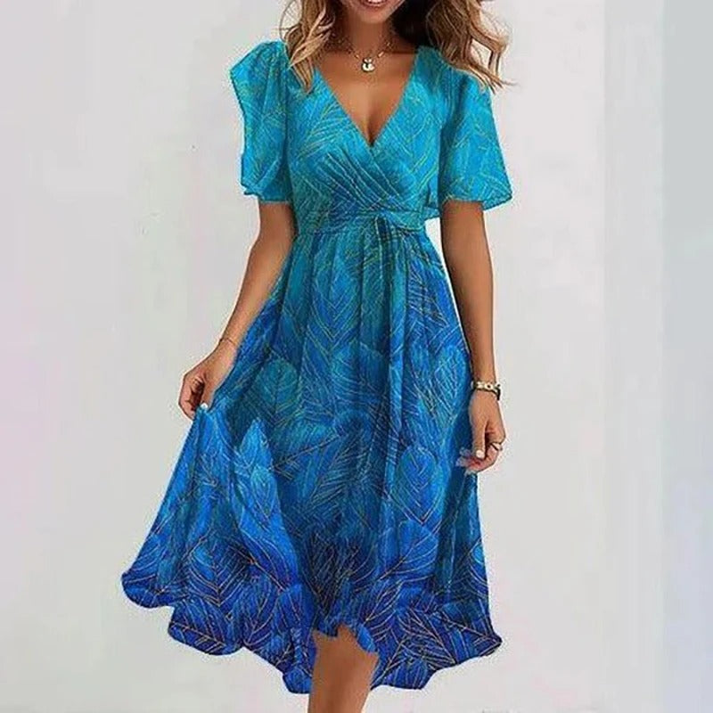 Yara | Robe Élégante aux Couleurs Vibrantes