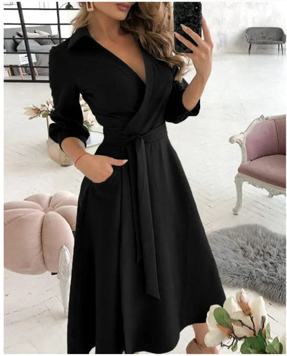 Ismara™ | Robe Midi Sophistiquée