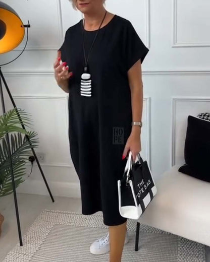 Zuzanna | Robe d'Été Légère avec Col Ronde