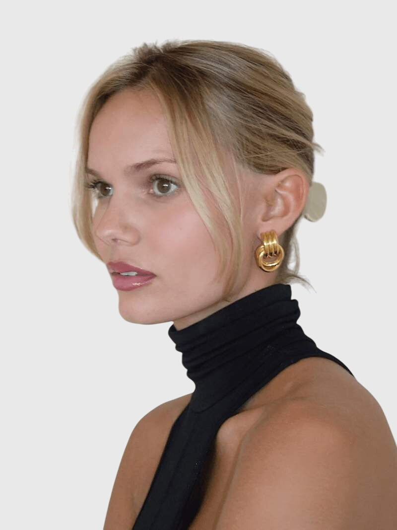 Connie | Boucles d'Oreilles en Nœud