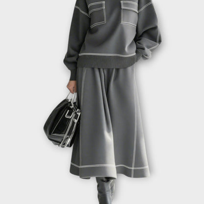 Ensemble Deux Pièces Chic Minimaliste
