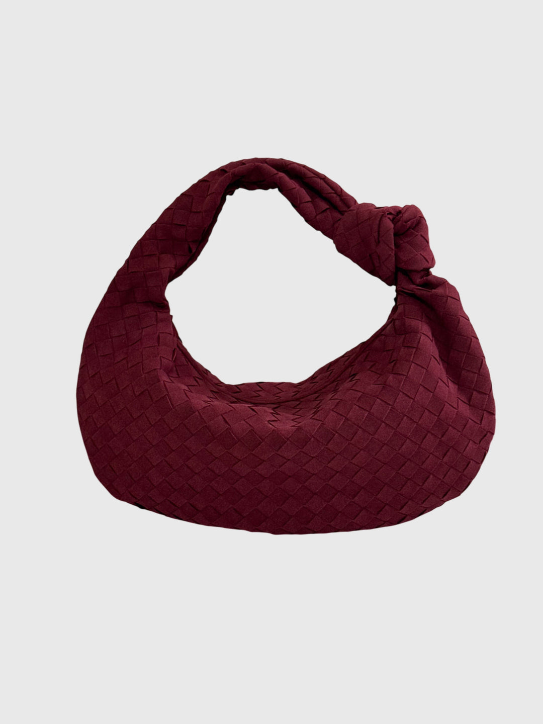Celeste | Sac Medium Suédé Tressé avec Nœud