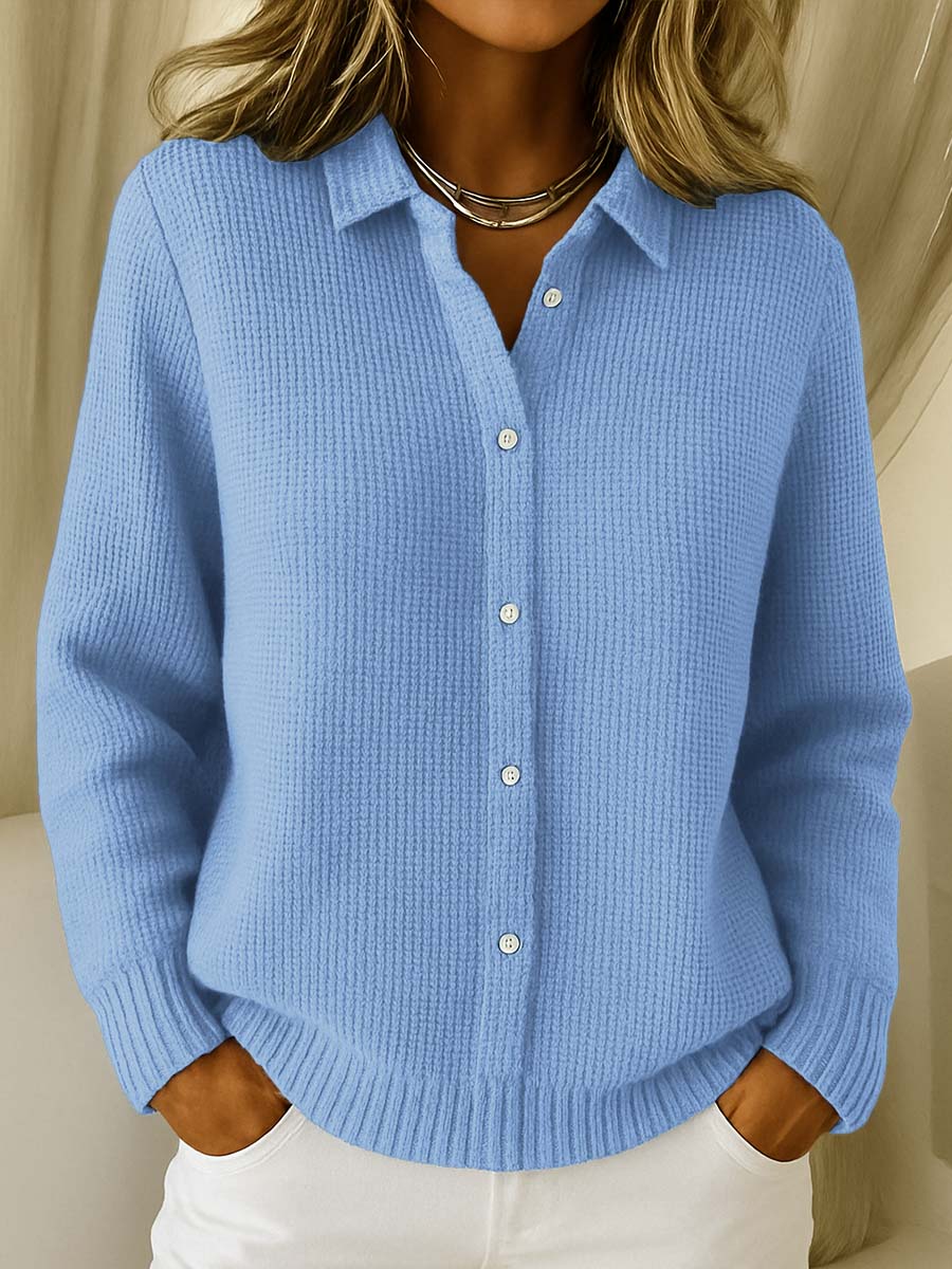 Chamy™ | Cardigan Classique Tricoté avec Boutons