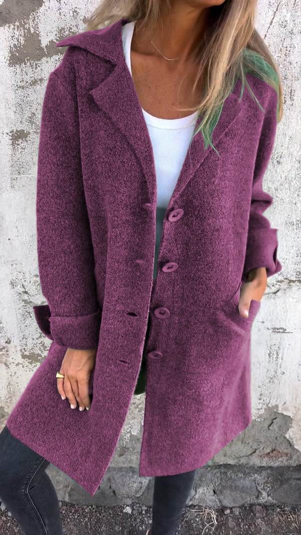ANGE - ÉLÉGANTE MANTEAU EN LAINE