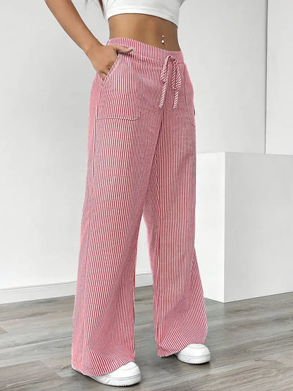 KARINA - PANTALONS RAYÉS ÉLÉGANTS
