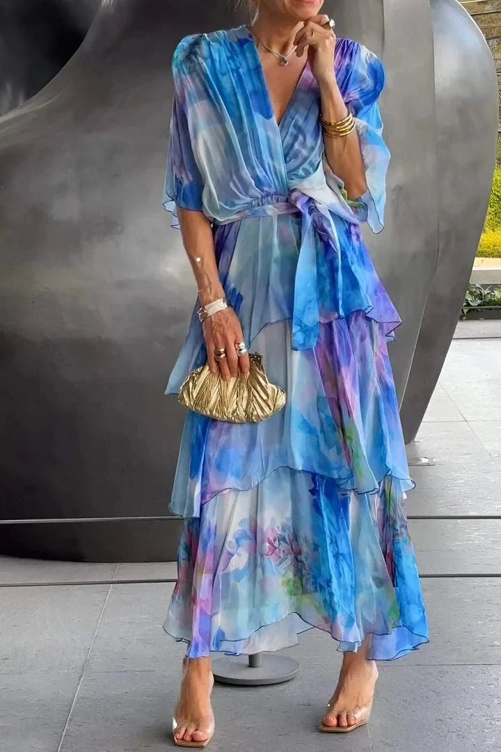 Casar – Robe élégante en georgette