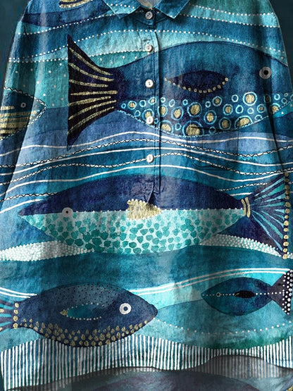 Jax™ - Chemise Art Océan