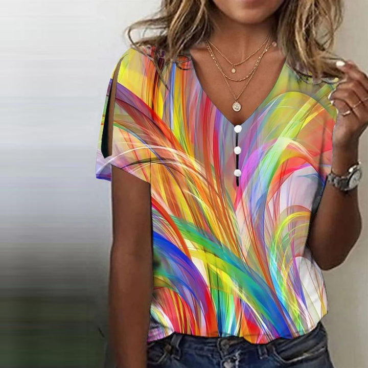 Camille™ | Blouse Dégradé Coloré