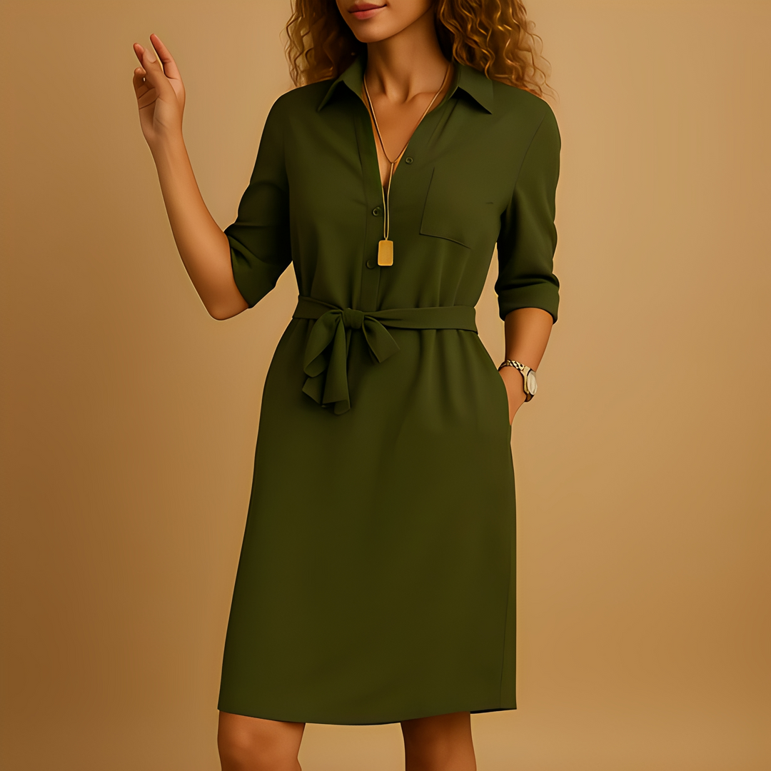 Anjanet - Robe chemise élégante et confortable pour femmes