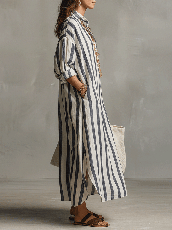 Arden | Robe Maxi Bohème Rayée