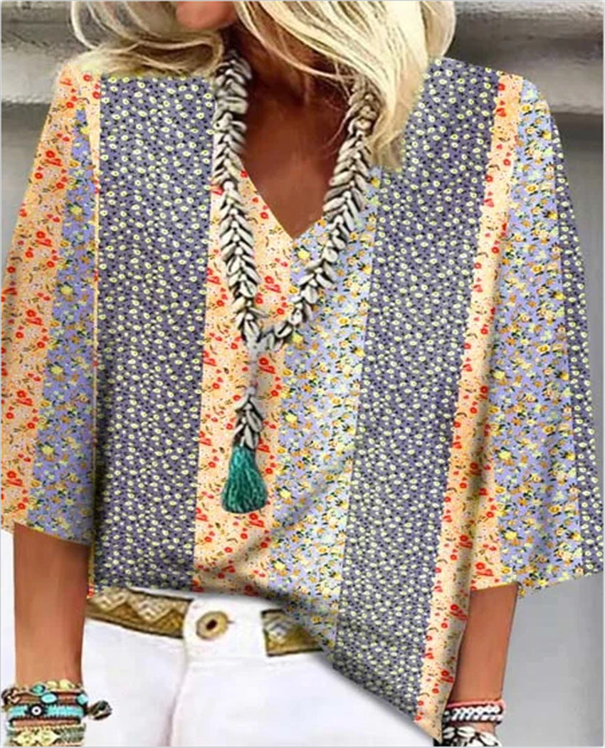 Anika | Blouse Floral Breeze