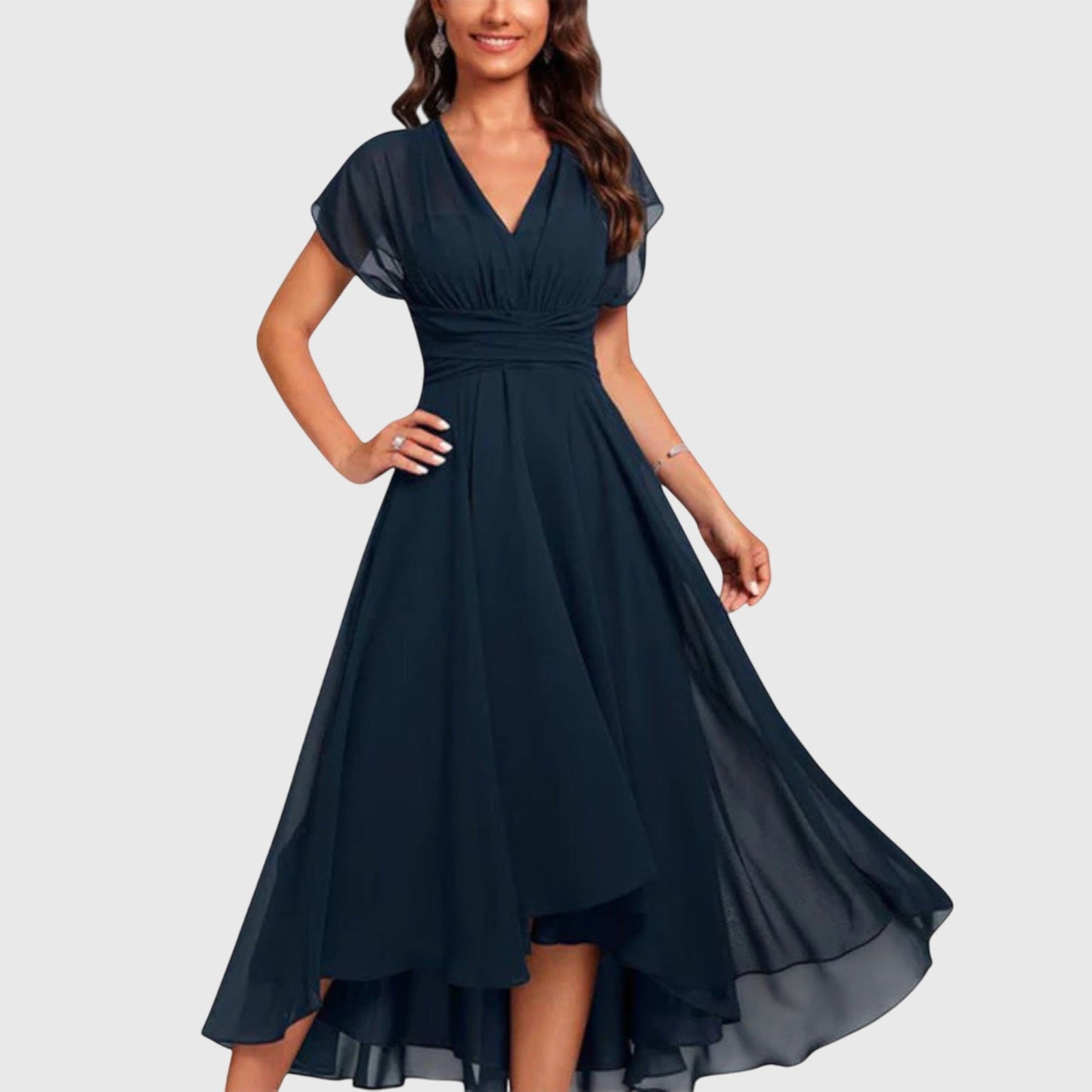 Christina | Robe A-Ligne avec Décolleté en V