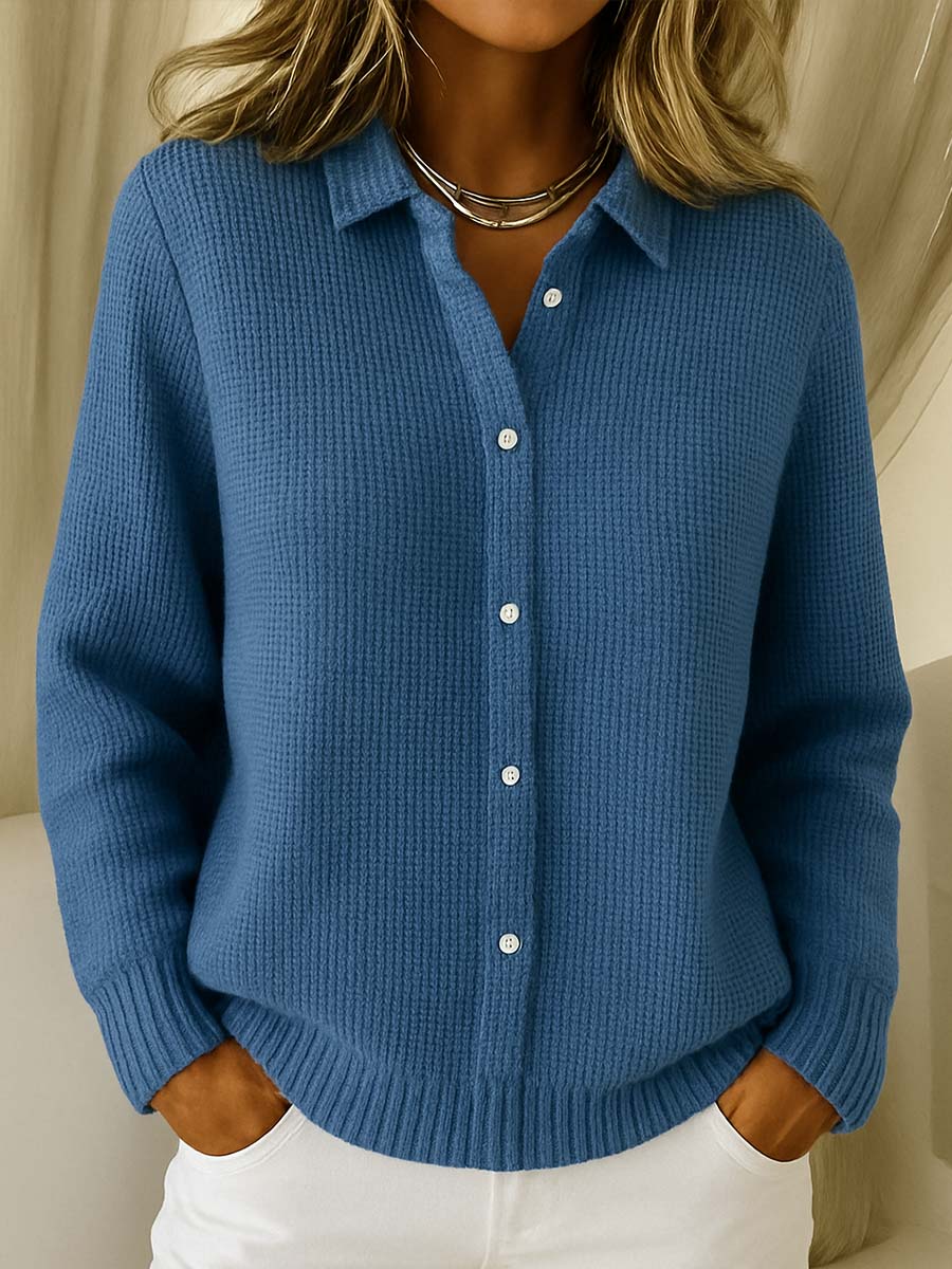 Chamy™ | Cardigan Classique Tricoté avec Boutons