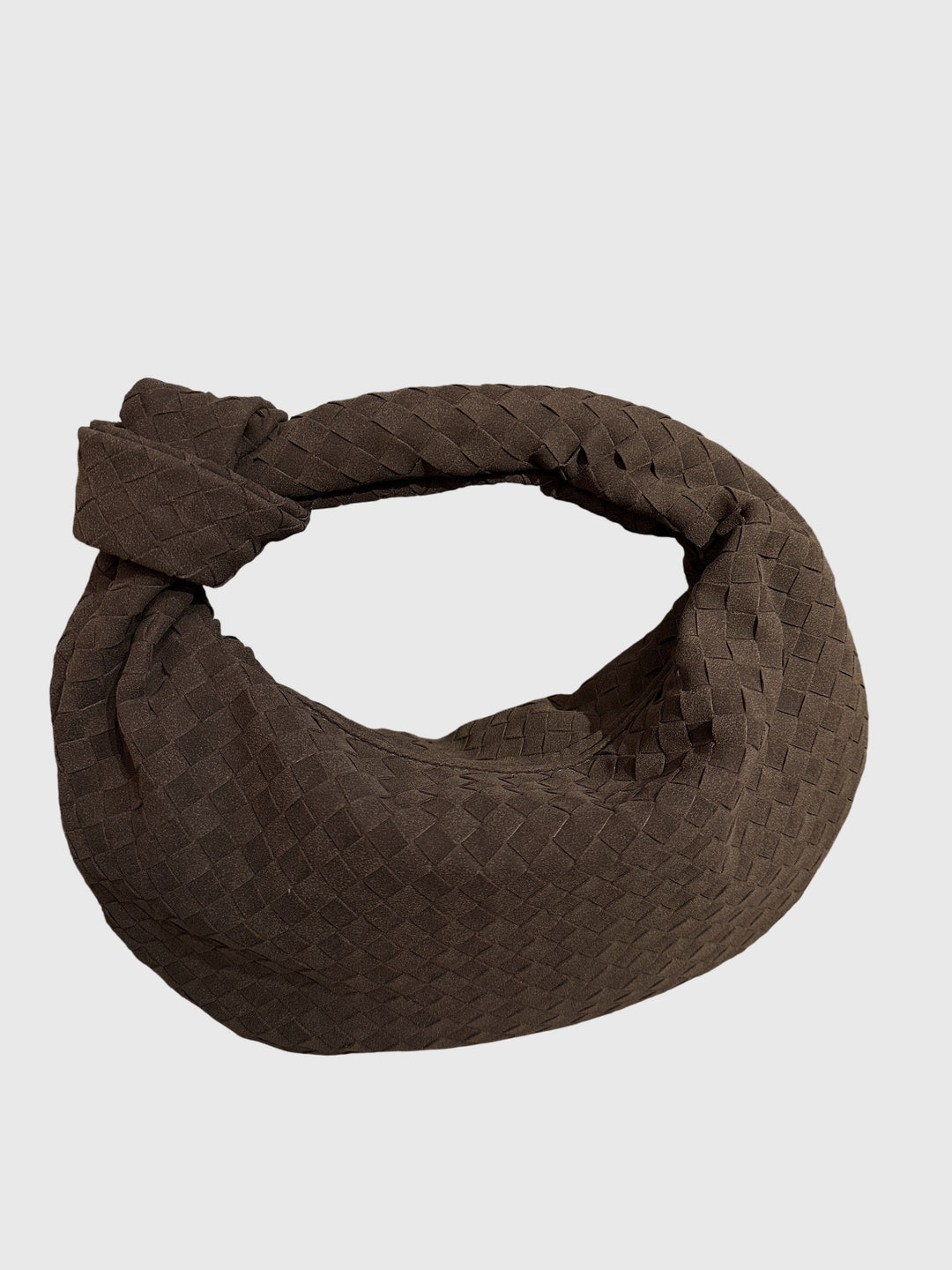 Celeste | Sac Medium Suédé Tressé avec Nœud