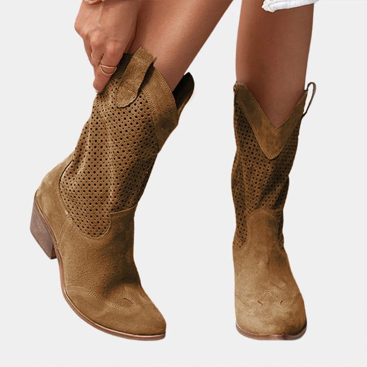 Brigitta - Bottines Chic perforées