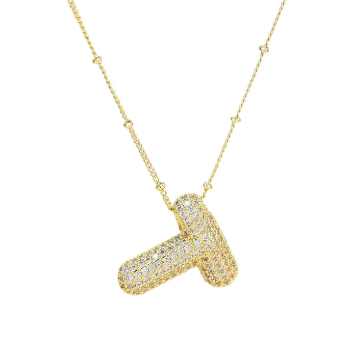 Savannah | Collier avec Lettre à Bulles en Diamant