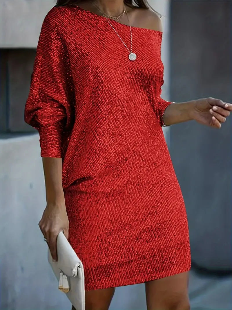 Robe à paillettes Soirée pour femme | Mini