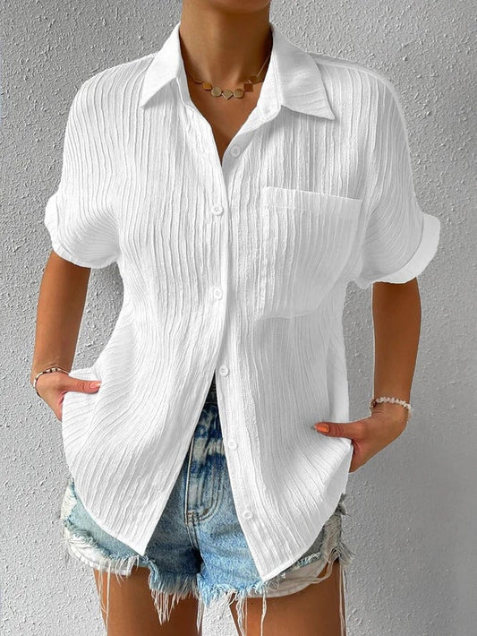 BLOUSE CLASSIQUE À COL ZAHINA