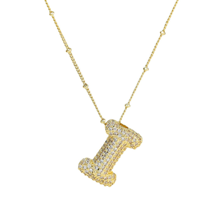 Savannah | Collier avec Lettre à Bulles en Diamant