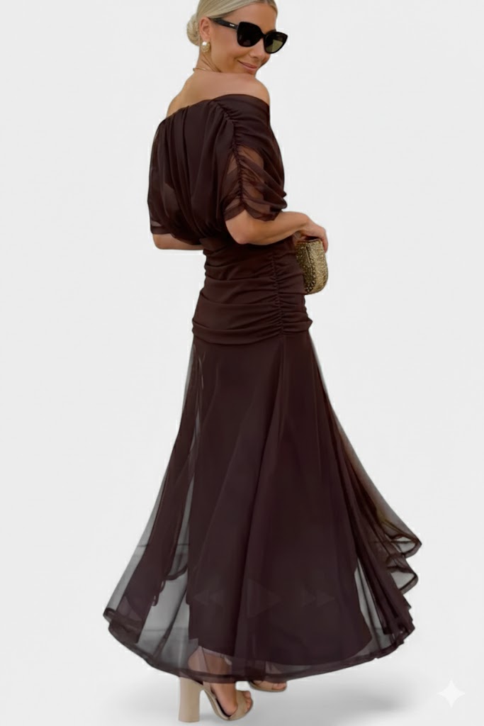Velora™ | Robe Fleurie Longue avec Décolleté en V