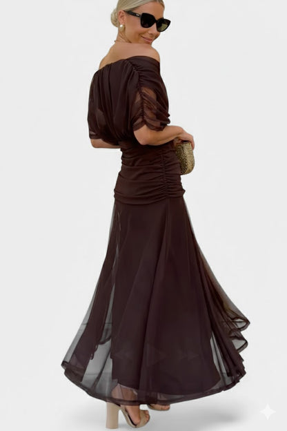 Velora™ | Robe Fleurie Longue avec Décolleté en V