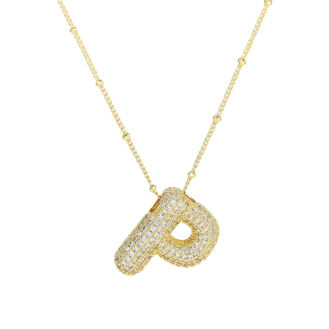 Savannah | Collier avec Lettre à Bulles en Diamant