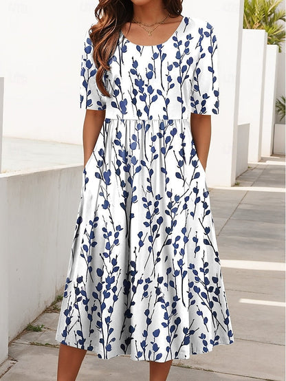 Carlyn | Midi Floral Léger