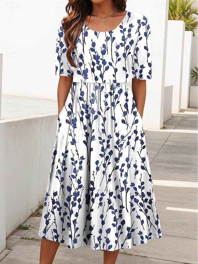 Carlyn | Midi Floral Léger