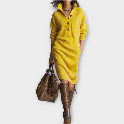 Robe en Tricot Côtelé
