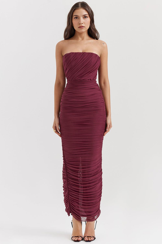 AMARIS - Robe Maxi en Maille