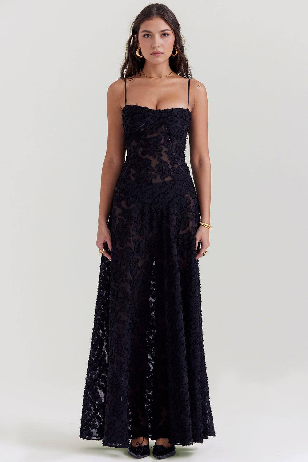 NOIR - Robe de Soirée Seren