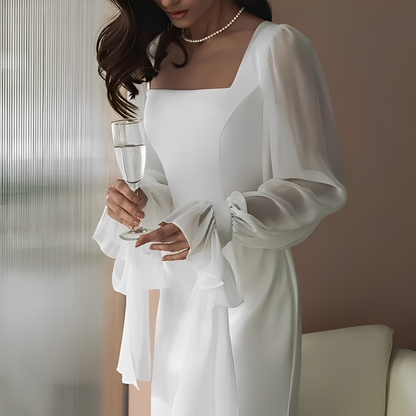 Donabelle - Robe élégante à décolleté carré pour femmes