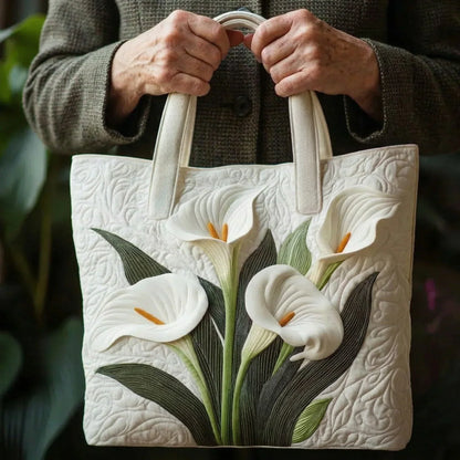 Sac Artisanal Matelassé - Lys Blanc