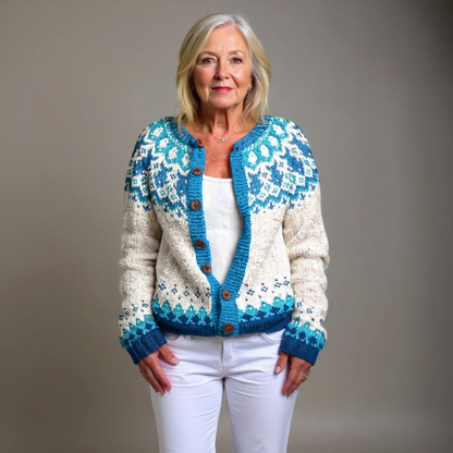 Eva | Cardigan Vintage Islandais
