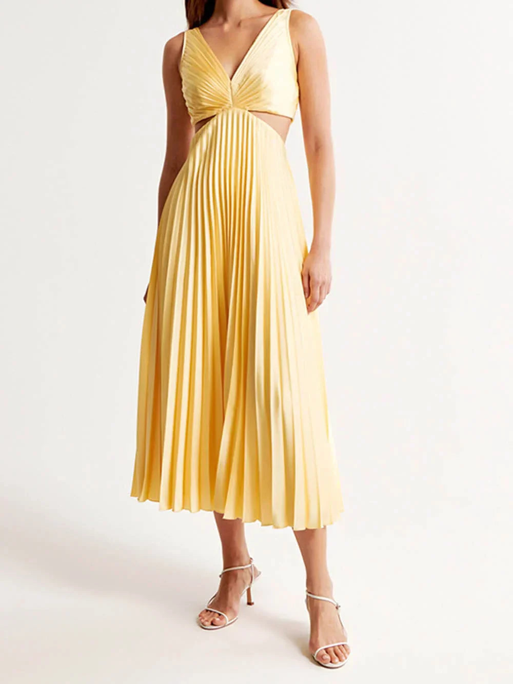 Robe de Soirée Plissé pour femme | Midi