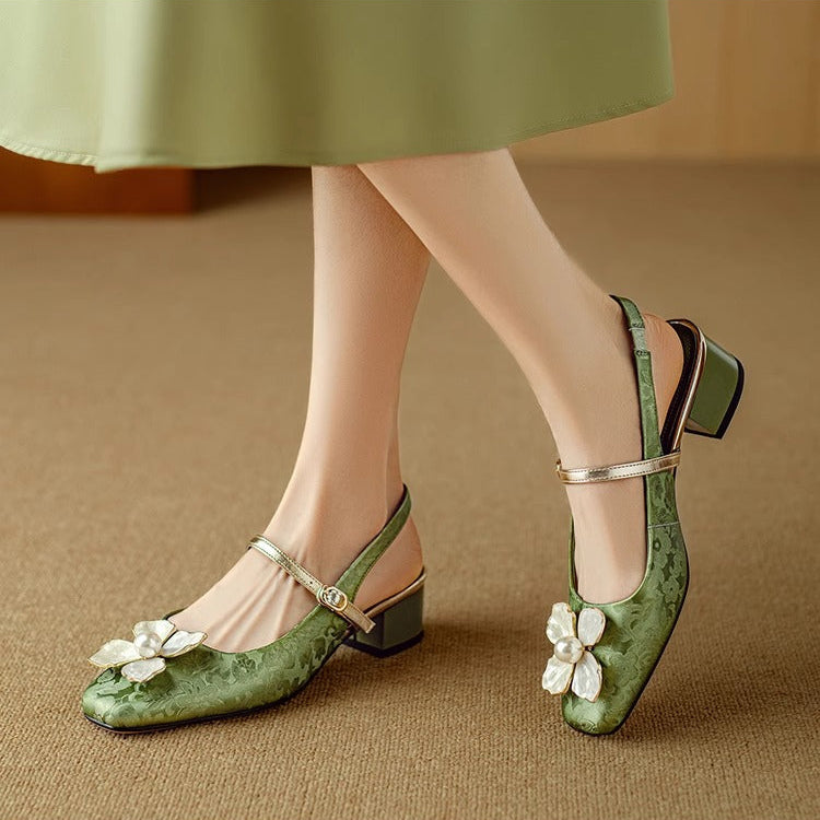 Genine - Escarpins à bride arrière