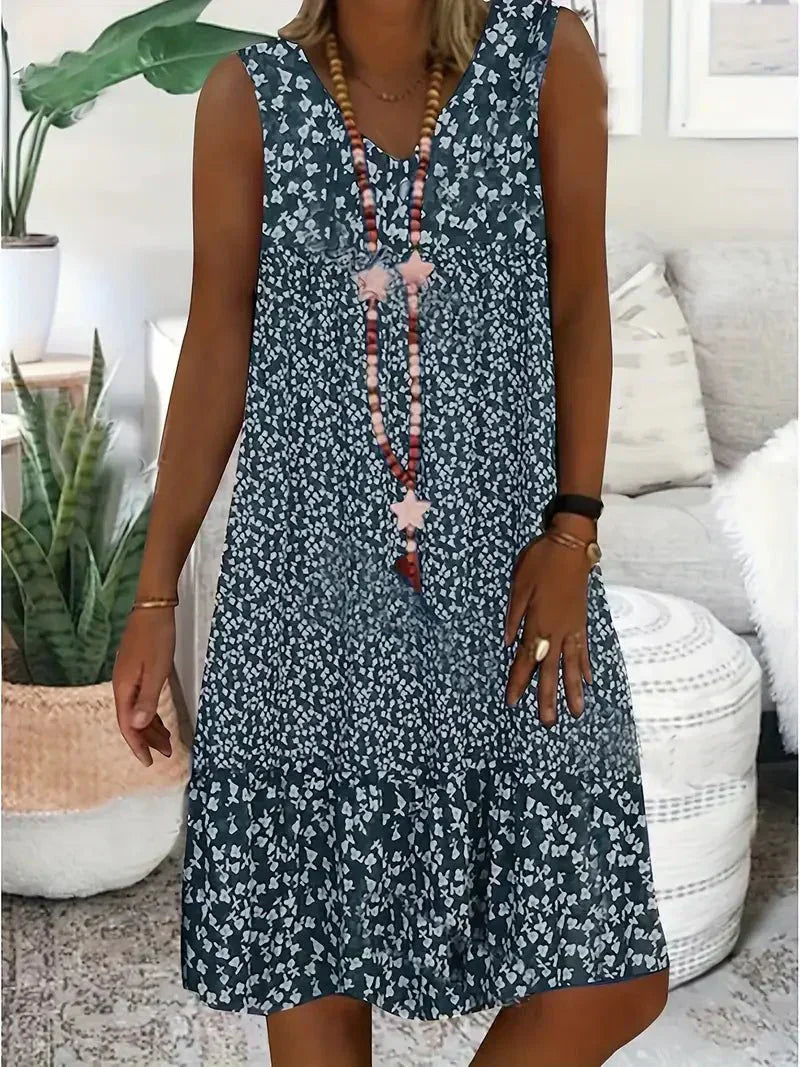 Briar™ - Robe Fleurie Sans Manches