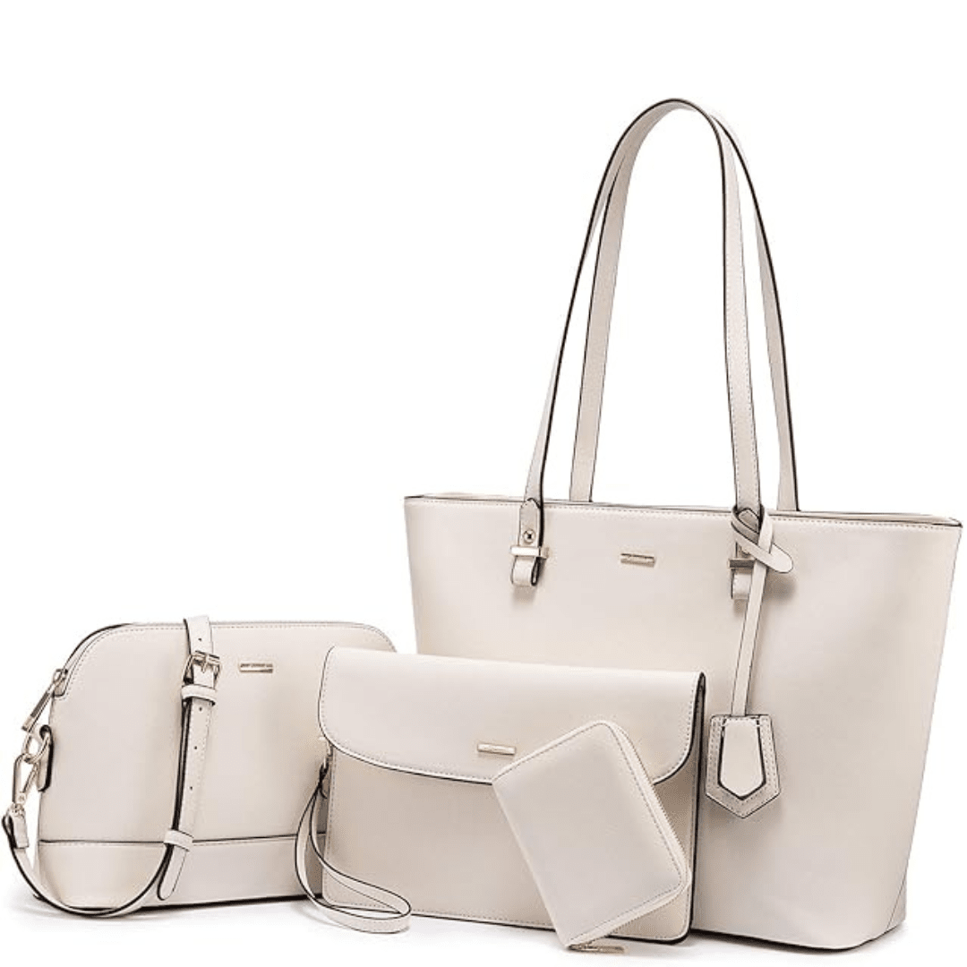 Ashby | Ensemble de Sacs à Main et à Bandoulière en Cuir Polyvalent de 3 Pièces