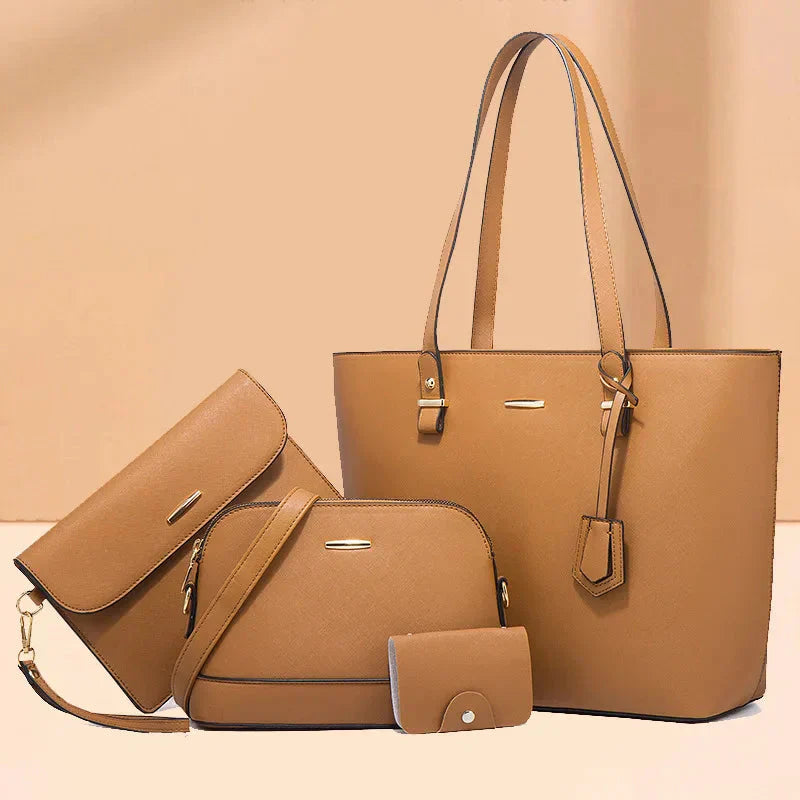 Ashby | Ensemble de Sacs à Main et à Bandoulière en Cuir Polyvalent de 3 Pièces